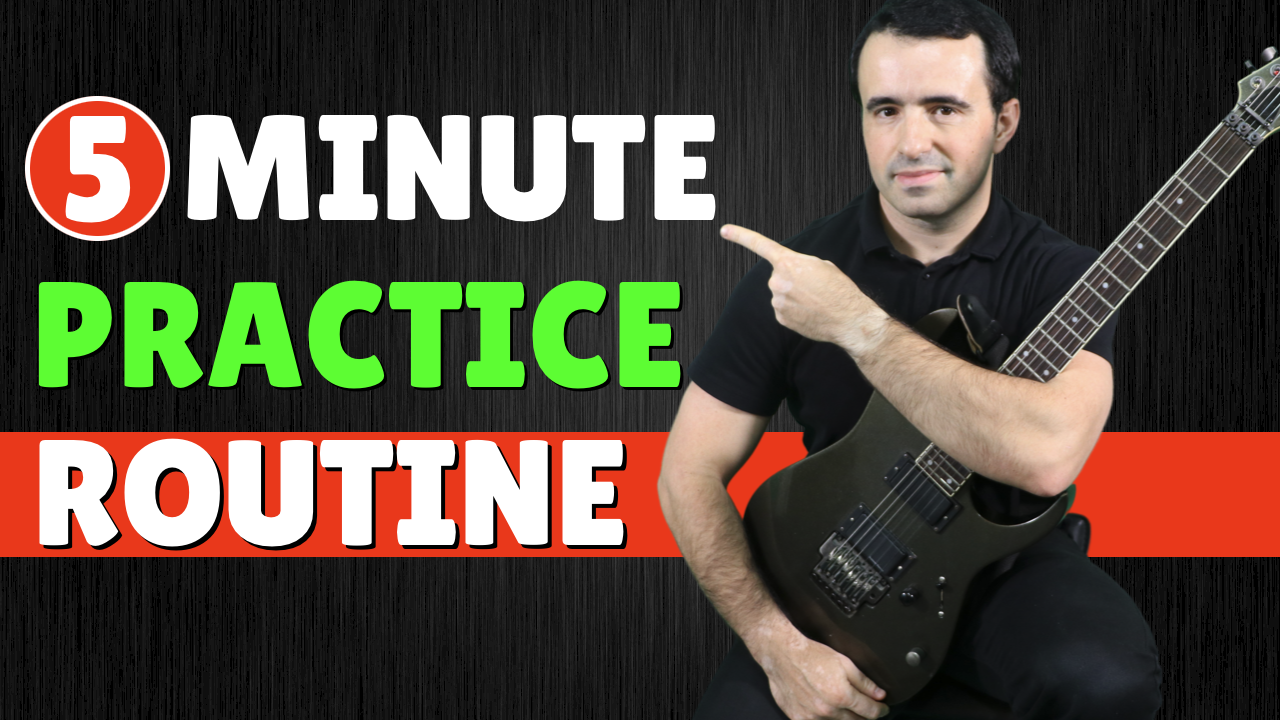 5 minute guitar practice routine